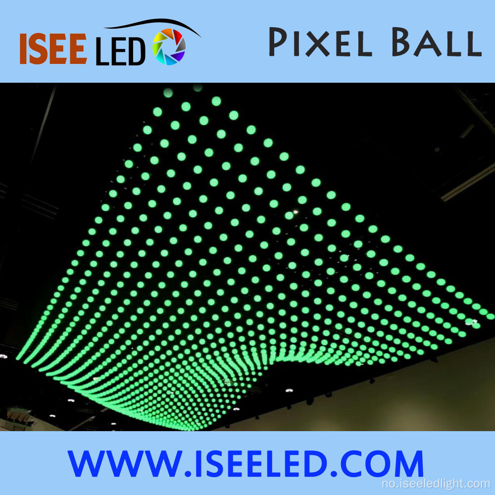 Programmerbar disco -utjevner LED -sfærelys