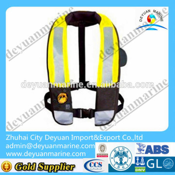 Marine automatic inflatable life jacket