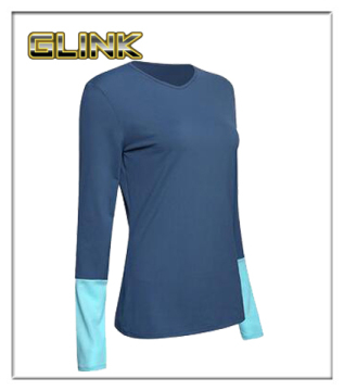 Womens Long Sleeve Crew Neck Running Tshirts