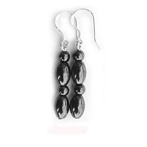 Boucle d&#39;oreille en hématite