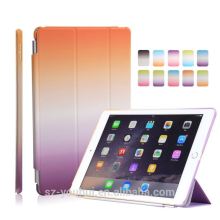 Latest Design Rainbow Color Leather Case For Apple Ipad Air 2