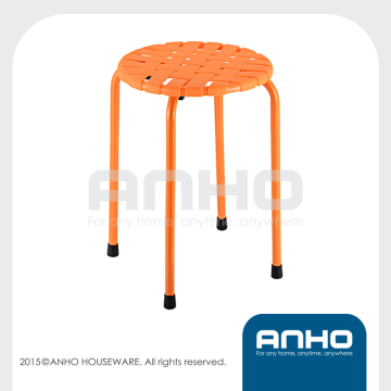 Round sturdy design plastic bathroom stool