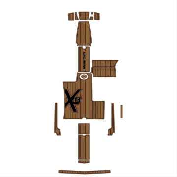 2005-2013 Mastercraft X45 Cockpit Pad - EVA Foam Faux Teak Deck