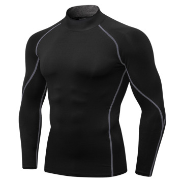 Men compression shirt long sleeve