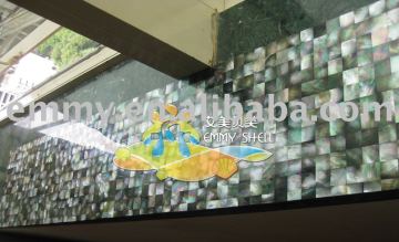 pen shell+black lip shell+river mop shell wall pattern