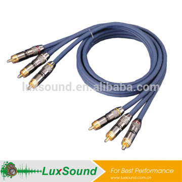 3 RCA male to 3 RCA male AV cable RBG cable