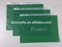 clear plastic PVC file zipper bag