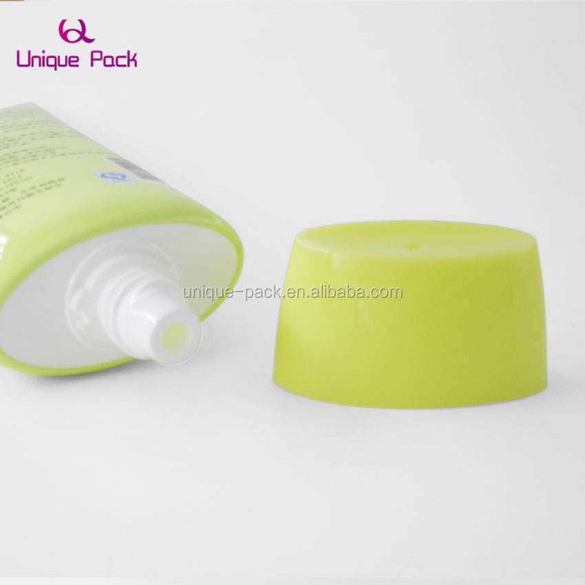 flat oval Plastic Squeeze 30 ml Luxury Cosmetic Tube For BB Cream packaging