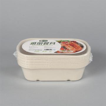 Wholesale Restaurant Take Away Food Disposable Kraft Paper Salad Box With Lid