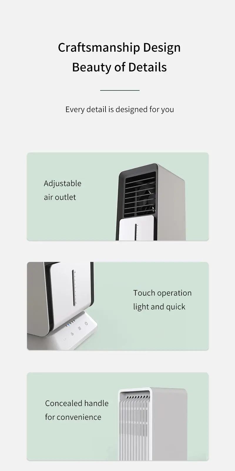 Desktop Air Conditioning Fan New Spray Type