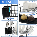 2 tier chrome plated dish rack