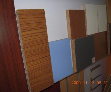 Melamine laminated chipboard sheets for furniture