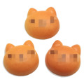 Hars Bear Head Cookies Dessert Flat terug Cabochon miniatuur Food Art Supply decoratie charme