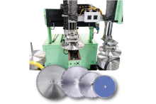 Saw blade substrate stress test machine