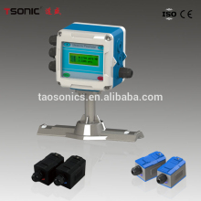 Integrated ultrasonic energy flowmeter sensor clamp on