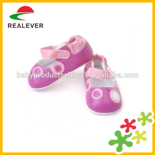 RE1050 Pink PU lovely baby shoes