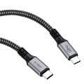 100 Вт трансмиссии USB4.0 Нейлоновое плетеное кабель данных