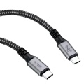 100W Şanzıman USB4.0 Naylon Örgü Veri Kablosu