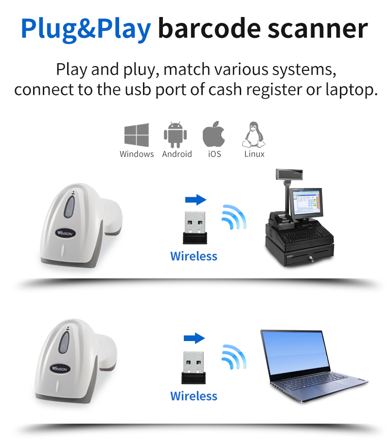 1D and QR Barcode Scanner