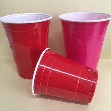 16oz Pink Plastic Cup for American Party