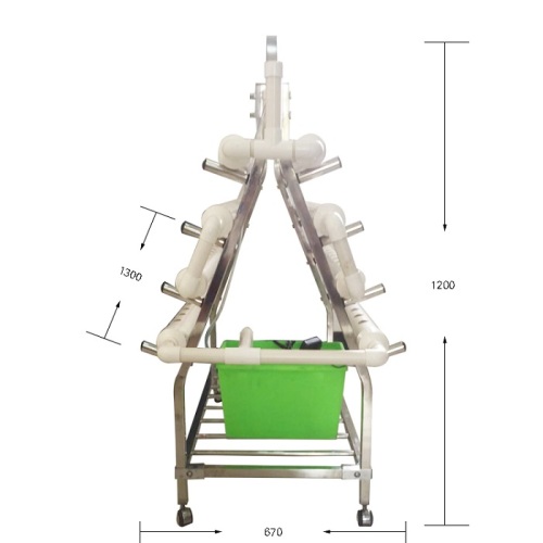 Sistema hidropónico interior NTF para jardín