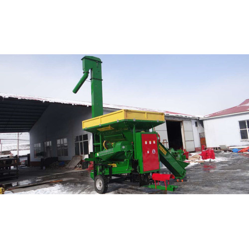 Corn maize thresher with diesel engine power