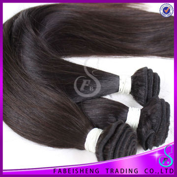 Fashion human hair weaving raw silky straight hair black human hair weaving