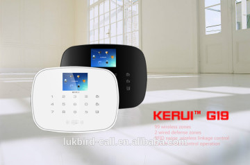 Network IP Based Alarm System, Dual Network Security System with Internet and GSM