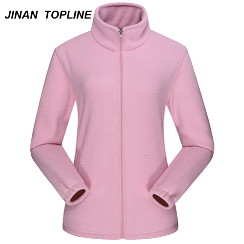 Women's Polar Fleece Jacket With Zipper Breathable