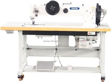 Long Arm Double Needle Heavy Duty Sewing Machine