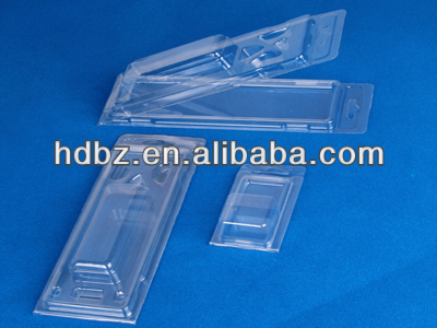 2014 custom design china factory clear pet folded boxes