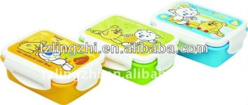 smilling microwave safe plastic lunch box
