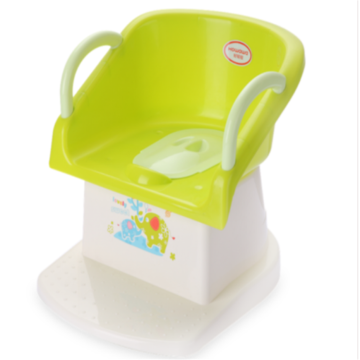 Plastic kinderpotje wc-bril met armleuning