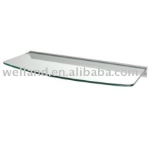 round edge glass shelf
