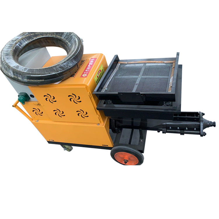 Wall concrete cement mortar spraying machine