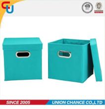 foldable storage cube/box set with lid