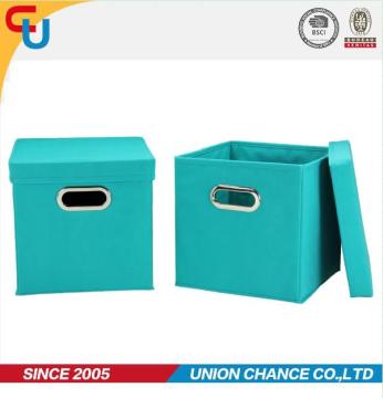 foldable storage cube/box set with lid