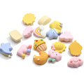 Commercio all&#39;ingrosso Cartoon Resin Moon Star Sun Cloud Flatback Bead Artificial Crown Cake Food Craft fai da te per l&#39;ornamento della cassa del telefono