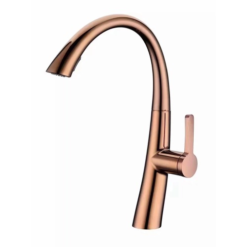 Single Handle Curve type Antique Brass kitchen Faucet