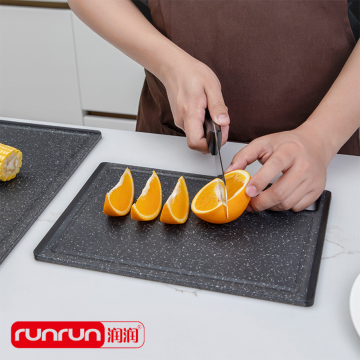 Elegant Black Marble Cutting Surface