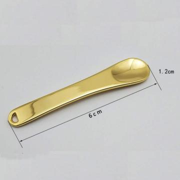 2Pcs Mini Metal Cosmetic Spatulas