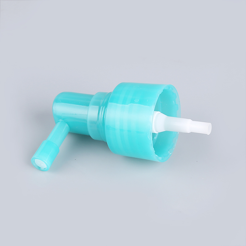 Plastic short mouth nasal spray pump with cap for medicine