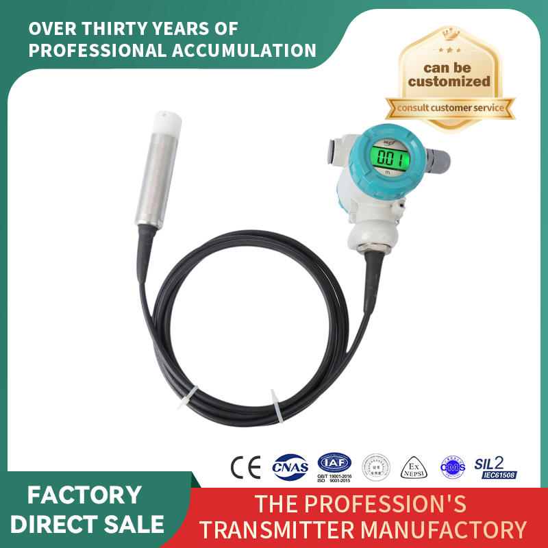 Senzor de nivel de apă submersibil cu afișaj