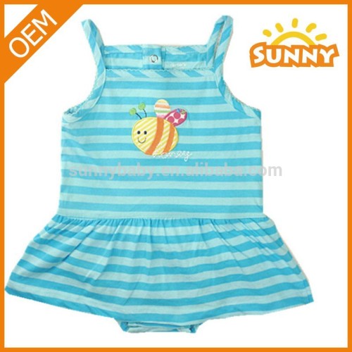 100% Cotton Lovely Baby Girl Romper Dress