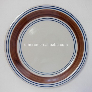 wholesale cheap china dishes/hand painted dishes, 10.5" dinner plates dishes