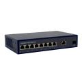 Волоконно -оптическое оборудование POE Switch 8 портов