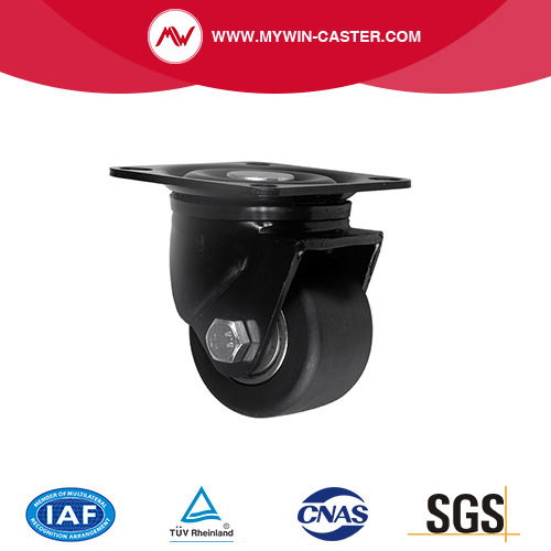 Heavy Duty Low Gravity Plate Swivel Nylon Caster Wheel