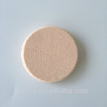 Belifa Round latex materials cosmetic sponge puff with silk ribbon