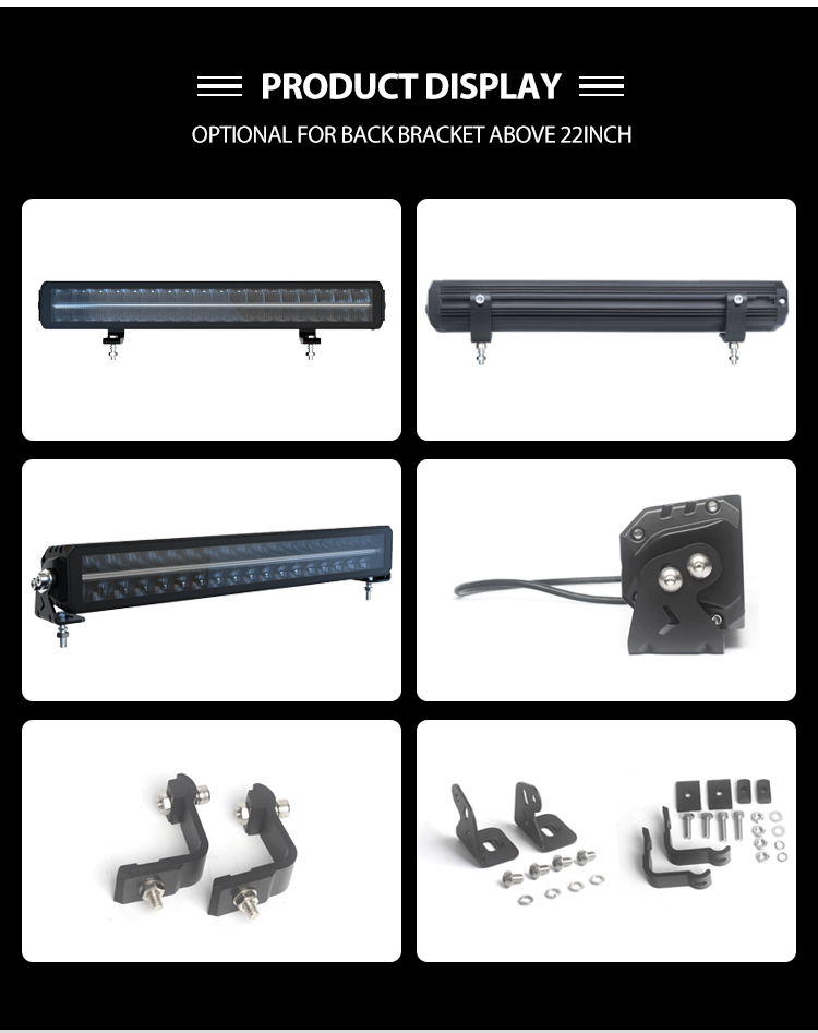 Chiming 32 "นวัตกรรมการออกแบบขอบไม่มีขอบชิป OSRAM สองแถว DT ปลั๊กสีเหลืองอำพันนำแถบแสงรถบรรทุก, ov