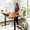 Electric Height Adjustable Desk Wood Desk